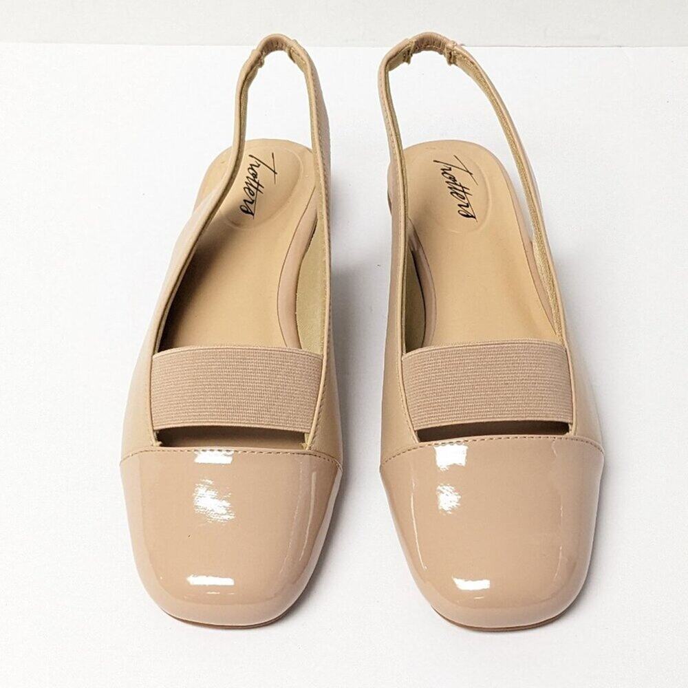 Trotters Sarina Slingback Flats, Nude, Women's 6 - Picture 3 of 7